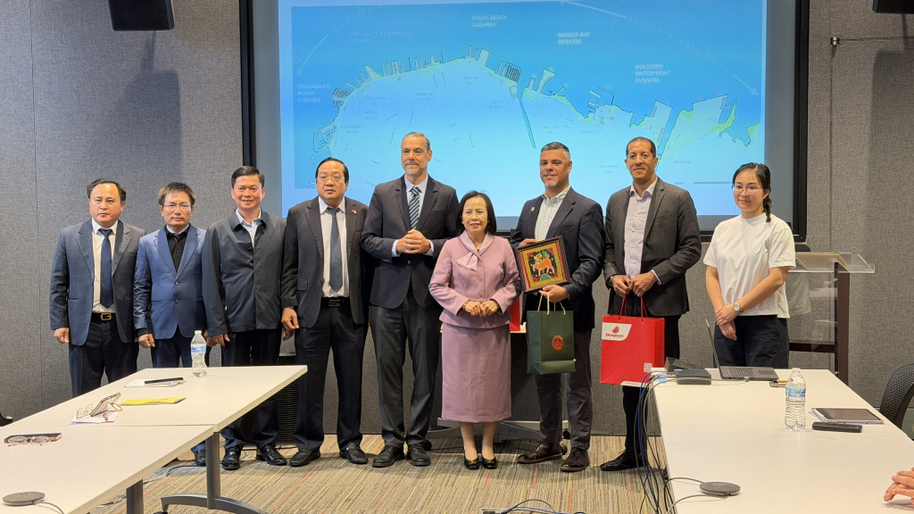 T&acirc;y Ninh tăng cường hợp t&aacute;c logistics v&agrave; kết nối to&agrave;n diện với Cảng San Francisco (Hoa Kỳ)